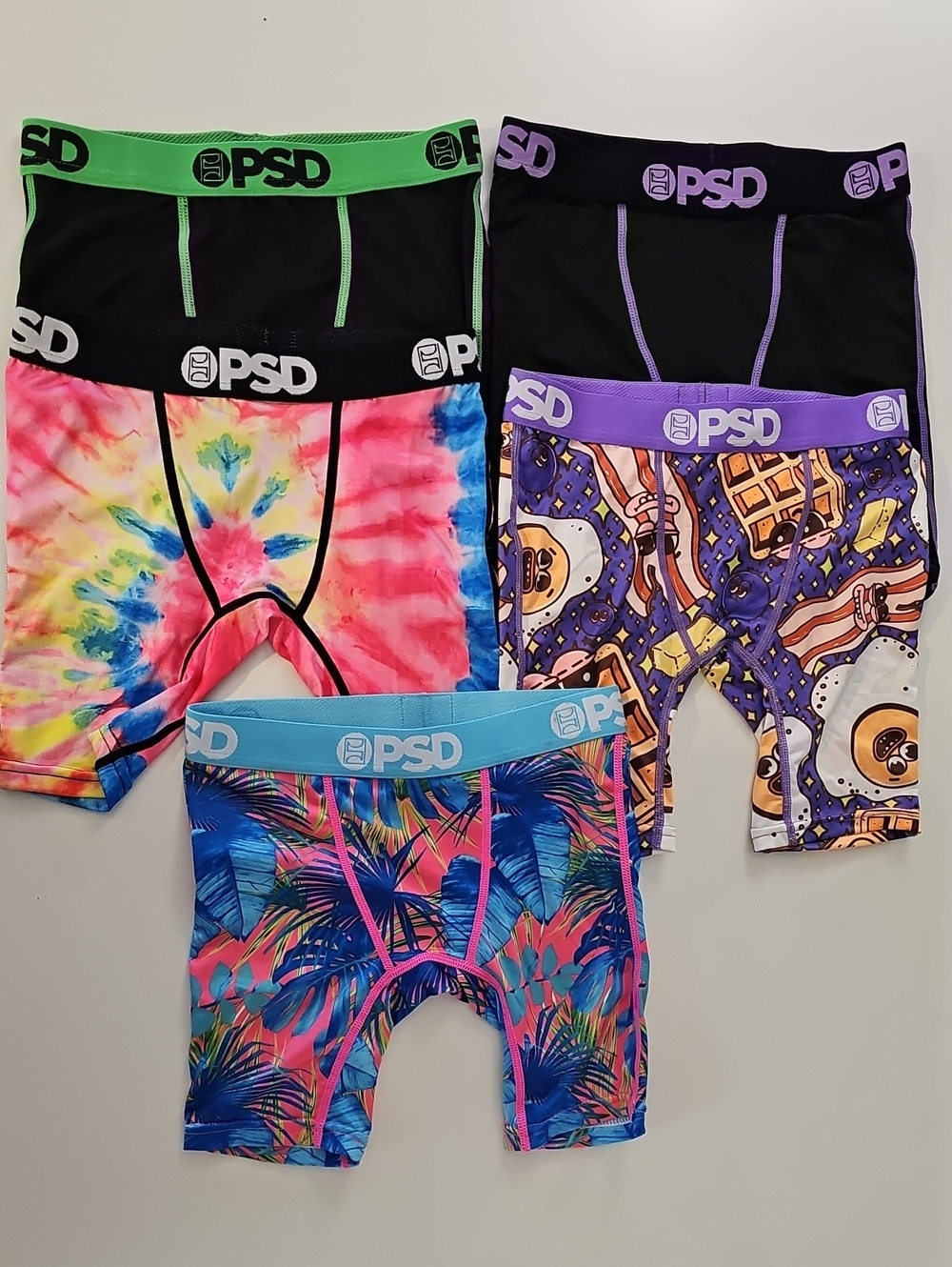 PSD Youth Small Boxer Briefs Bundle of 5 Pairs